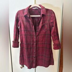 Maroon Plaid Shirt, Mountain Khakis